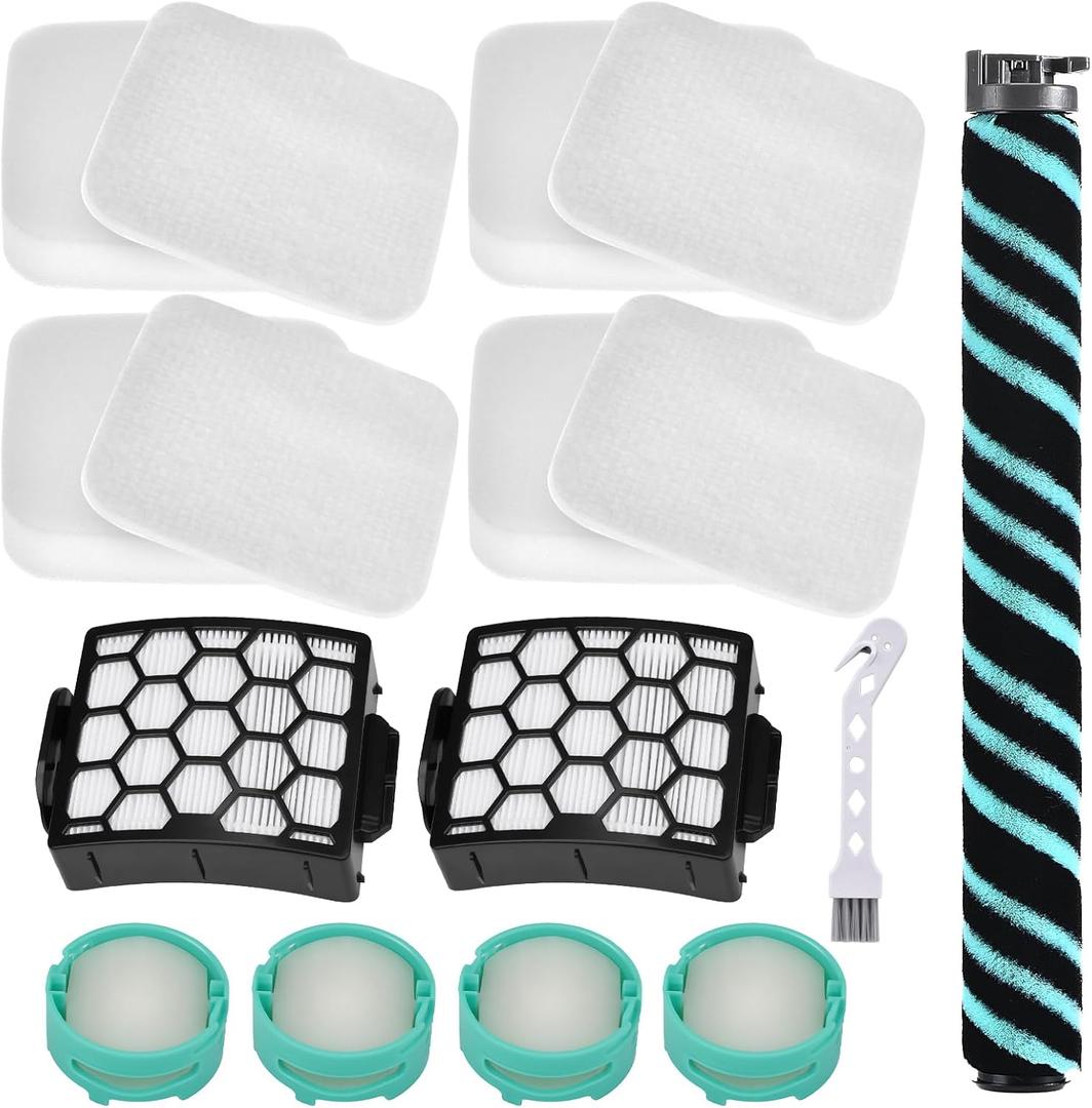 LA802 LA742 Brush Roller Filter Replacement Compatible with Shark Rotator Lift-Away Duo Clean PowerFins LA802 LA742 Upright Vacuum Cleaner Accessories Parts XHF320 XFFK320