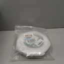 Burner Drip Pans 2 Large 8'' WB32X10013 & 2 Small 6'' WB32X10012 Chrome Drip Pan Set Fits for GE Hotpoint Electric Stove Top - Include 2 Pcs 6'' Drip Pan/Ring and 2 Pcs 8'' Drip Pan/Ring by AMI PARTS