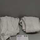 MIULEE Natural White Linen Curtains 84 Inch Long for Bedroom Living Room, Soft Thick Linen Textured Window Drapes Semi Sheer Light Filtering Rod Pocket Back Tab Neutral Farmhouse Cream Ivory 2 Panels