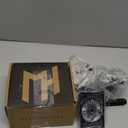 Mega Handles Glamor Dummy Lever, Door Handle Set for Closet or French Doors, Single Side Door Levers, Non-Turning, Fits All Standard Door Sizes, Screws Included - Matte Black (2 Pack)