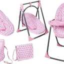 Lissi Baby Doll 6-in-1 Convertible Highchair Play Set