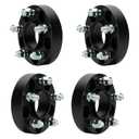 ILONPA 5X4.5 1.25 inch (31.75mm) Hubcentric Wheel Spacers with 70.5mm Bore Compatible with 2015-2023 Ford Mustang, 2017-2020 Ford GT, 5x114.3mm 14x1.5 Studs Wheel Adapters, Set of 4
