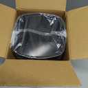 EmoH Small Bathroom Trash Can 2.1 Gallon /8-Liter Wastebasket, Modern Matte Black Stainless Steel Garbage Bin for Bedroom, Home Office, Toilet, RV, Under Sink, Near Desk