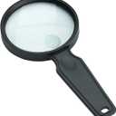 Carson MagniView 2X Power Compact and Lightweight Hand-Held Magnifier with 4.5X Spot Lens for Reading, Hobby, Crafts, Inspection and Low Vision Tasks (DS-36)