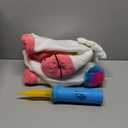 iPlay, iLearn Bouncy Pals Hopping Unicorn Horse, Toddler Girl Inflatable Bouncing Animal Hopper Toy, Outdoor Indoor Plush Ride on Bouncer, Baby Birthday Gift 18 Month 2 3 4 Year Old Kid - Unicorn