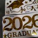 Golden Graduation Stickers