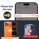 SSLOTSCASE for iPhone 17 Pro Max Case with 2X Privacy Screen Protector, Card Holder & Sliding Lens Cover & Kickstand, Military-Grade Heavy Duty Phone Case Cover for iPhone 17 Pro Max 6.9'', Black