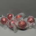 4in Large Christmas Ornaments Shatterproof Christmas Ball Ornaments Giant Xmas Tree Decoration Decorative Hanging Mercury Balls for Party,Home,Holiday (Red,6pc)