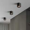 Hallway Light Flush Mount Modern LED Ceiling Light Fixtures for Kitchen Entryway,Dimmable Close to Ceiling Lighting, 4.6'' Cylinder Ceiling Lamps for Dining Room Living Room,20W 4000K 3-Pack