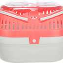 Trixie Pico Transport Crate, Small Pet Carrier, Portable Travel Carrier, for Small Pets, Hamsters, Guinea Pig, Lizards (11.8"L x 8.3"W x 9.1"H)