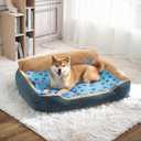 Pet Cooling Gel Pad with Patent Technology, 44in Dog Cooling Mat for Summer, Self Cooling Mat for Large/Medium/Small Dogs, Non-Slip Waterproof Durable Mat for Dog Beds, Car, Indoor & Outdoor Use