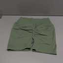 YEOREO Workout Scrunch Shorts Women V Back Gym Butt Lifting Liz High Waisted Seamless Shorts (X-Small, Green)