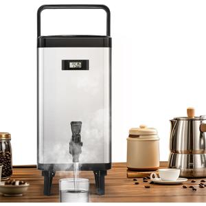 Insulated Beverage Dispenser Keep Hot & Cold Urn 12 L/3.2 Gallon Drink Dispenser with Spigot for Tea Coffee Juice Iced Drink
