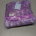 Elsa Dress for Girls Purple Princess Costume for Kids Cosplay with Wig for Halloween Party (Purple)