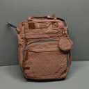 Jeryswet Baby Diaper Bags with Changing Station, Waterproof Large Capacity Diaper Bag Backpack for Moms Dads with USB Charging Port and Stroller Straps, Baby Shower Gifts, Pink