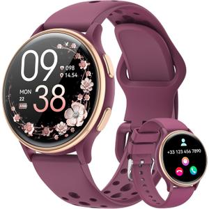 Smart Watch for Men Women: Bluetooth Calling Fitness Tracker with 1.27" Touchscreen, 24/7 Heart Rate/SpO2 Monitor, Sleep Tracker, 70+ Sports Modes, IP68 Waterproof Smartwatch for Android iOS Samsung