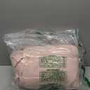 Bedsure Cotton Duvet Cover Queen - 100% Cotton Waffle Weave Pink Duvet Cover Queen Size, GentleSoft and Breathable Bedding Set for All Season, 3 Pieces, 90"x90"