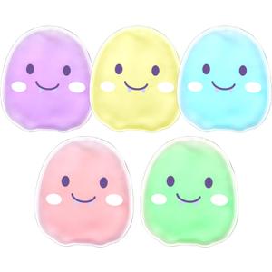 5 PCS Boo Boo Ice Pack, Reusable Ice Pack, Auxiliary Fever Reduction, Hot Cold Pack for Injuries, Wisdom Teeth, Colic, Gas and Upset Stomach, Pain Relief, Fever, Headaches