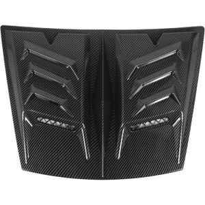 Hood Air Vent Cover, Universal Hood Scoop with Engine Cooling, Aerodynamic Drag Reduction for E90 E91, Scratch Protection Carbon Fiber Look (Carbon Fiber Style)