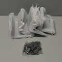 KOLET Offset Door Hinges, 4 Inches Expandable Door Hinges, 1/4" Radius Corner Ball Bearing Hinges, 2 Inches Widen Doorway, Smooth and Easy Installation, Matte Black, 3 Packs