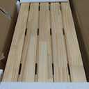 Solid Pine Wire Shelf Covers, 12" D x 25" L, Tool-Free Pantry Rack, 25" Length