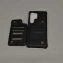 Vinich for Samsung Galaxy S25 Ultra Wallet Case with Card Holder, RFID Blocking Credit Slots Kickstand Shockproof Phone Cover Fit for Galaxy S25 Ultra 6.9" Black