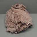 NEWCOSPLAY Super Soft Throw Blanket Pink Premium Silky Flannel Fleece 3D Ribbed Jacquard Lightweight Bed Blanket All Season Use (Pink Ribbed, Throw, (50"x60")