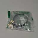 BRONZEDOG Leather Cat Collar with Removable Bells Non Breakaway Kitten QR Tag for Girl Boy (7" - 9" for Cats, Black & Gold)