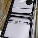 Laptop Desk for Bed Couch,Lap Desk for Laptop,Portable Laptop Stand for Desk,Small Adjustable Laptop Desk,Foldable Bed Table for Laptops and Writing, Bed Tray Table with Cup Holder(Black)