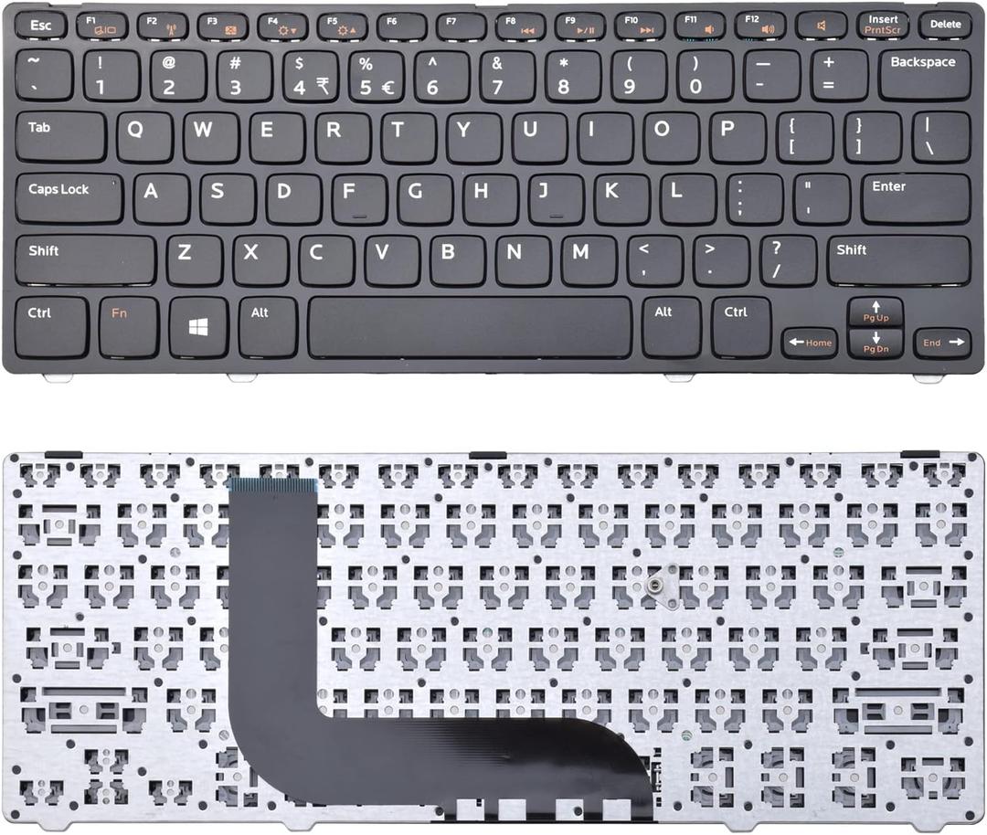 Keyboard Compatible with Dell inspiron 13Z-5323 14Z-5423 14Z-4523 14Z-3528 14Z-3526 14Z-5323,Vostro 3360 v3360 v3560D V3360D V3450D V3460D Series Laptop Black US Layout 5FCV3 V128725BS1 90.4
