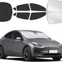 Fit for Tesla Model Y 2020-2024 Car Window Shades, 8pcs Privacy Sun Shade Set for Front Windshield Side and Rear Windows, Full Window Covers Keeps Vehicle Cool for Camping Napping