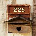 Hotop 20 Pieces Mailbox Numbers 0-9, Self Adhesive 3D Address Numbers for House Outside, Waterproof Door Room Stickers for Office Wall Apartment Decor(2 Inch,Gold)
