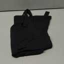 Two Piece Tankini Bathing Suit One Shoulder Swimsuit for Women Tummy Control Swimwear (Medium, Black)