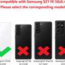 NUFR for Samsung Galaxy S21 FE 5G Case, Heavy Duty case,[Military Grade Protective ][Shockproof] [Dropproof] [Dust-Proof],(Black)