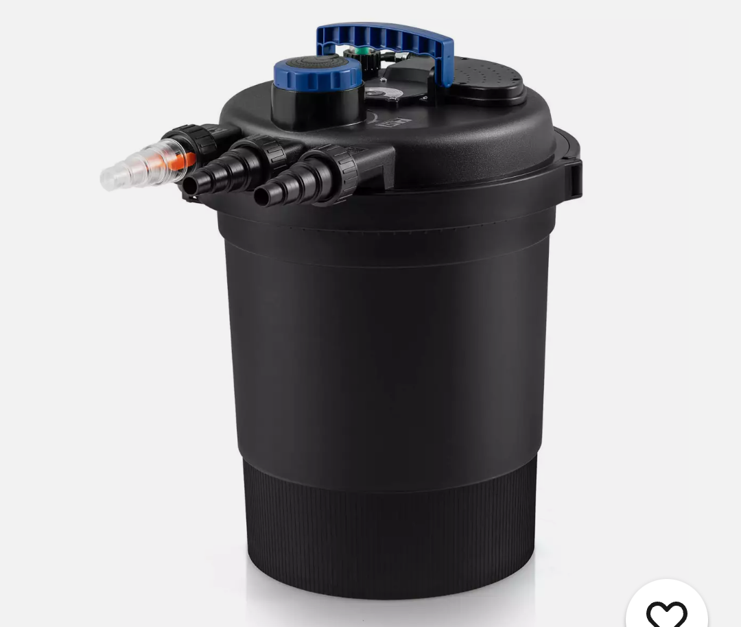  Pond Pressure Bio Filter 4000GAL W/ 13W UV Sterilizer Light 10000L Koi