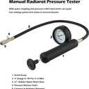 Coolant Pressure Tester Kit, Universal Radiator Pressure Test Pump with Adapters, Cooling System Leak Detector for Car Truck SUV, Fit for BMW Ford Toyota Honda VW Audi