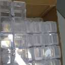 Marsui 100 Pcs 1/64 Scale Toy Cars Organizer Storage Case Clear Individual Toy Car Display Case1.4 x 1.4 x 3.5 Inches (White)