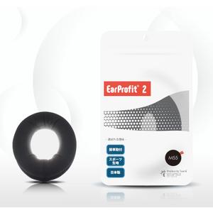 Multi 2  Ear Pad Covers for Over-Ear Headphones | Anti-Sweat, Odor-Resistant, Color-Tagged for Left/Right | Stretch Cooling Fabric | Washable, Lightweight, Made in Japan (Black, M55)