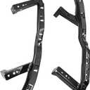 Front Bumper Bracket Left & Right Upper 71140-TG7-A01 71145-TG7-A00 Compatible with Honda Pilot 2016-2022/Ridgeline 2017-2020 Front Bumper Mount Beam| HO1042121 HO1043121
