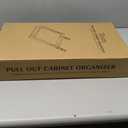 Tksrn Expandable Pull Out Cabinet Organizer,Adjustable Slide out Drawer Organizer for Kitchen Cabinets, Roll Out Shelf Storage with Adhesive Nano Film for Kitchen Cabinet Organization size : 11.8"Wx21"D , Pack of 1