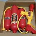 Firefighter Water Gun Backpack, Water Blaster Tank with Hose Sprayer for Outdoor Games, Pool Parties, Beach Fun, and Summer Activities