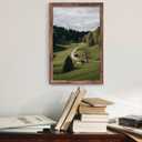 11x17 Picture Frame Brown, Classic Poster Frame for Horizontal or Vertical Wall Mounting, 1 Pack