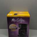 Mr. Coffee 12-Cups Automatic Drip Coffee Maker, Stainless Steel and Black (2176620)