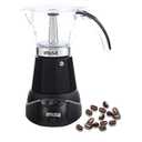 IMUSA 6 or 3 Cup Electric Espresso Maker Black Coffee Machine for Cuban Coffee, Moka and Espresso Drinks