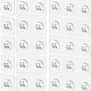 15 Pack Shower Caddy Adhesive Replacement, No Drilling Shower Shelf Adhesive, Strong Caddy Sticker Hooks Replacement for Showers Shelves and Kitchen Racks Organizer