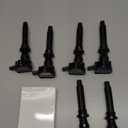 JDMON UF730 6PCS Ignition Coils Pack and Spark Plug Compatible with Land Rover Discovery 2017-2020, LR4 2014-2016 Range Rover Sport 2014-2019, Range Rover Velar 2018-2020 Replacement for LR035548