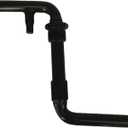 Wide One Piece Bike Crank to Crank Assembly Kit, 1 pc Crankarm Set (Black-Length of Arm:165mm/6.496")