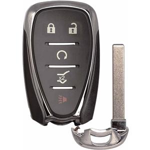 MechanMagic Key Fob Replacement Compatible with Chevrolet Equinox 2018-2021, Plastic Material, SUV, 5 Button, 315MHz, Part Numbers 13584498 13529650, FCC ID HYQ4AA