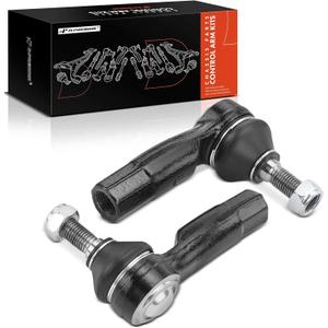 A-Premium 2 x Front Outer Tie Rod Ends, Compatible with Volkswagen Jetta, Passat, Golf (R & Alltrack & SportWagen), Tiguan (Limited), Beetle, CC, Eos, GTI, e-Golf, R32, Audi A3 (Quattro), Q3 (Quattro)