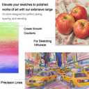 Colored Pencils for Adult Coloring Books, 72 Colors Drawing Pencils with Oil-Based Cores, Professional Art Supplies for Artists, Coloring Pencils for Adults, Color Pencils Set for Beginners and Teens.